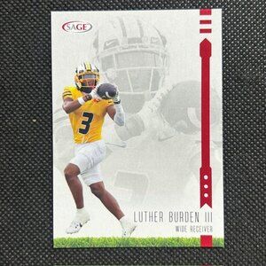 2025 SAGE - Luther Burden III RED Missouri Tigers Next Level #3 RC Rookie